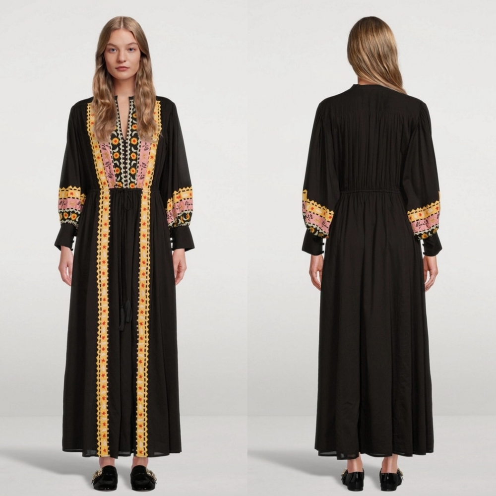 Carolina k cleo dress embroidered  100% organic cotton